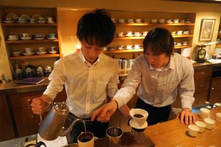 ドリップの実技講習